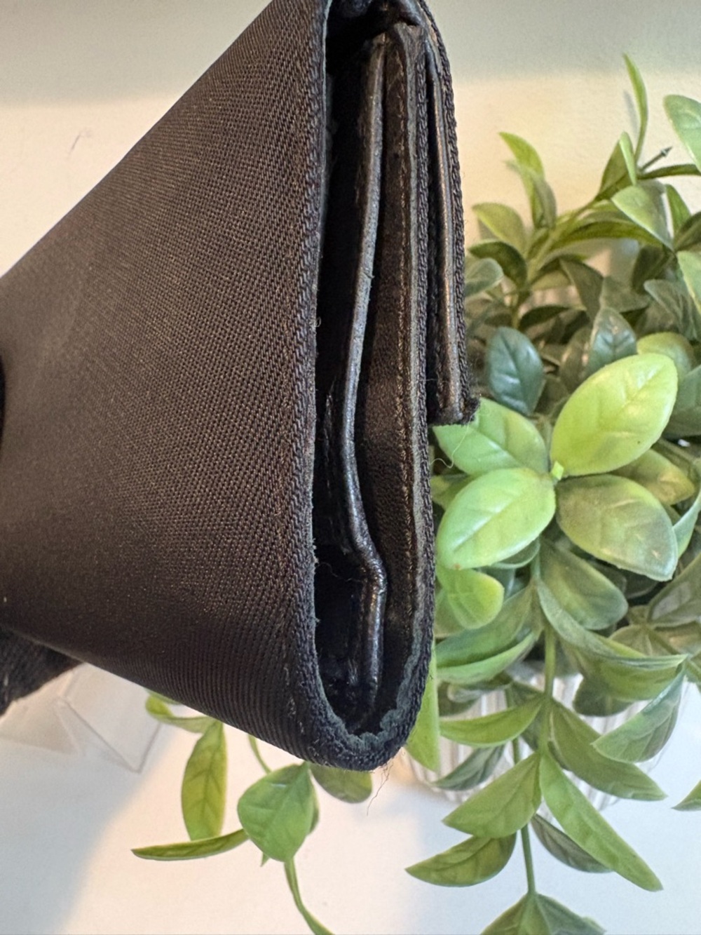 Fendi Nylon and Leather Trifold Wallet - Picture 4 of 11